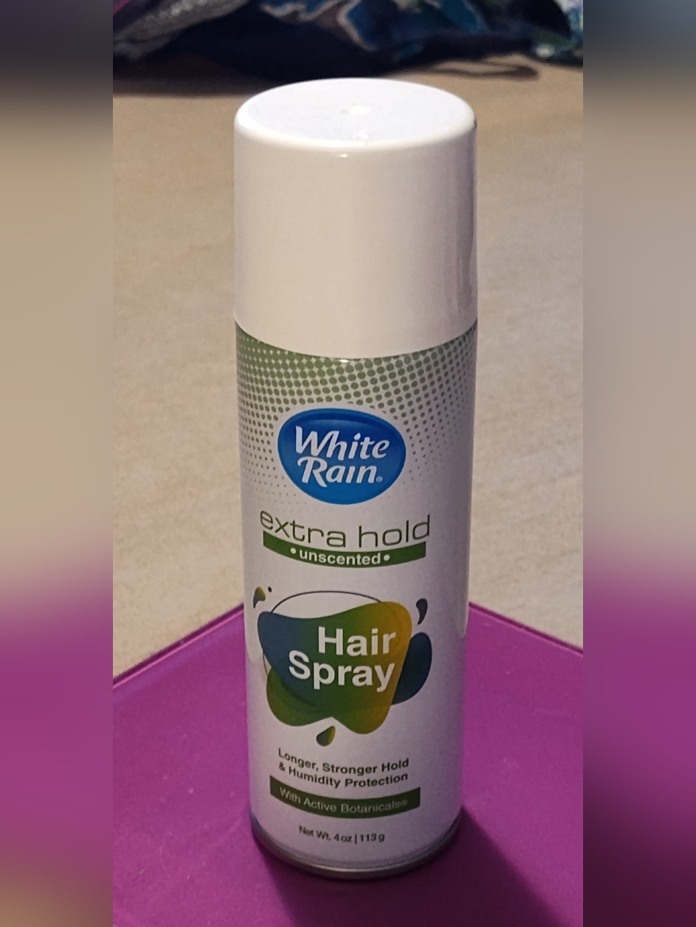 NWT!! White Rain Extra Hold Unscented Hair Spray - 4oz